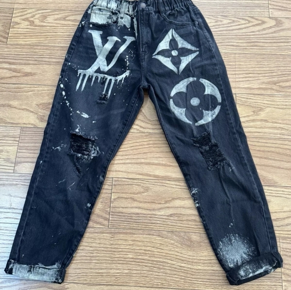 RISEN jeans size 28/7 style#RDP1250 RN#159259 Customized - Picture 2 of 6